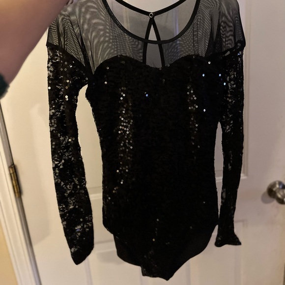 balera Costumes Black Sequin Leotard Style Costume Poshmark